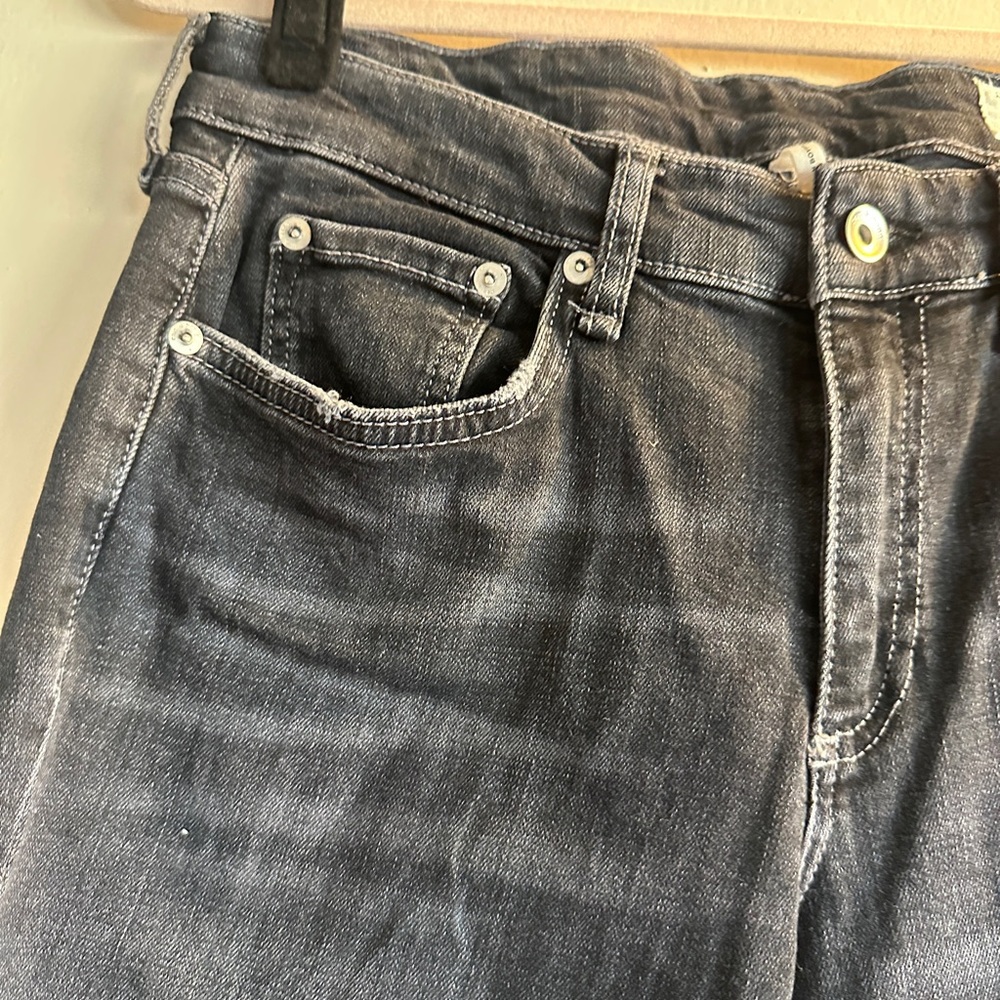 rag & bone low rise slim boyfriend Women's dark wash Straight Leg Jeans - Picture 4 of 8